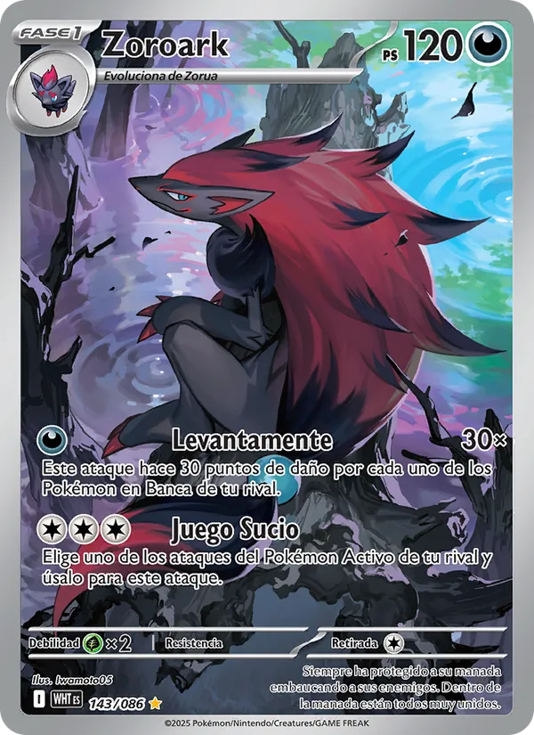 Zoroark Llama Blanca 143/86