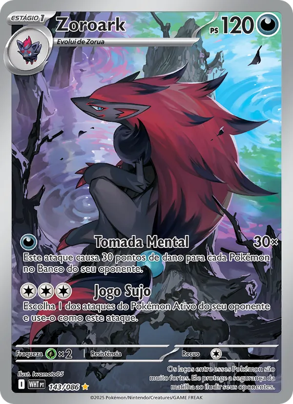 Zoroark Fogo Branco 143/86