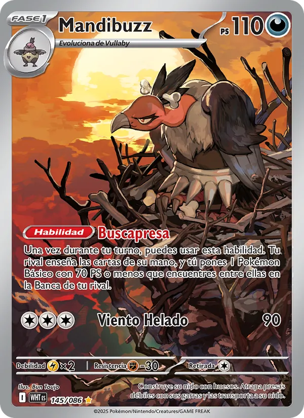 Mandibuzz Llama Blanca 145/86