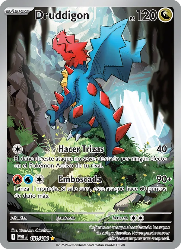 Druddigon Llama Blanca 151/86