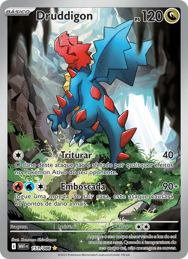 Druddigon Fogo Branco 151/86