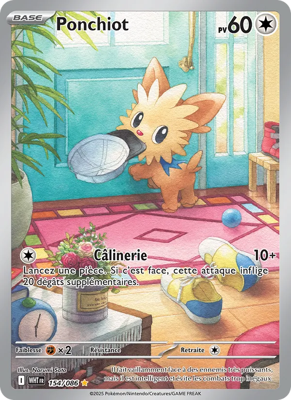 Ponchiot Flamme Blanche 154/86