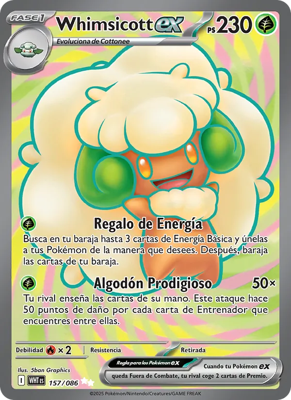 Whimsicott ex Llama Blanca 157/86