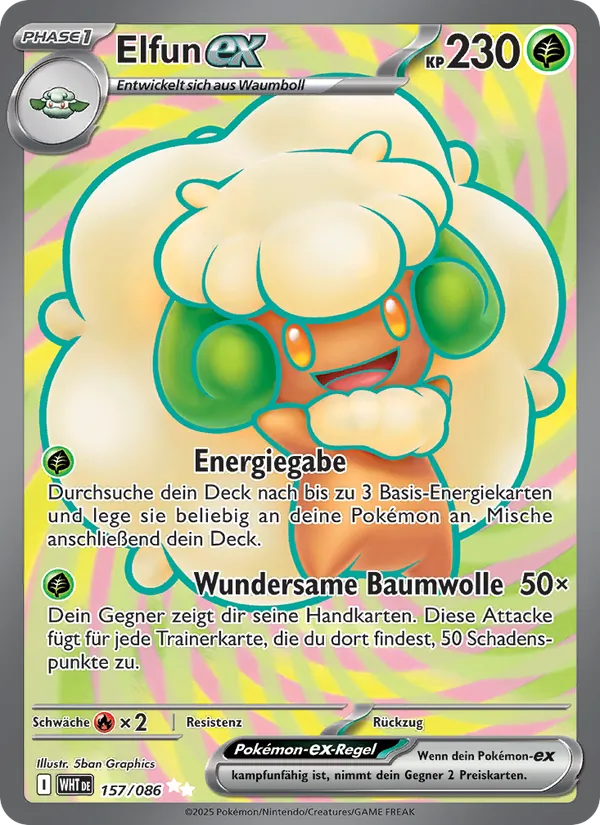 Elfun-ex Weiße Flammen 157/86