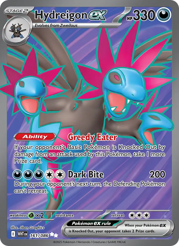 Hydreigon ex White Flare 161/86