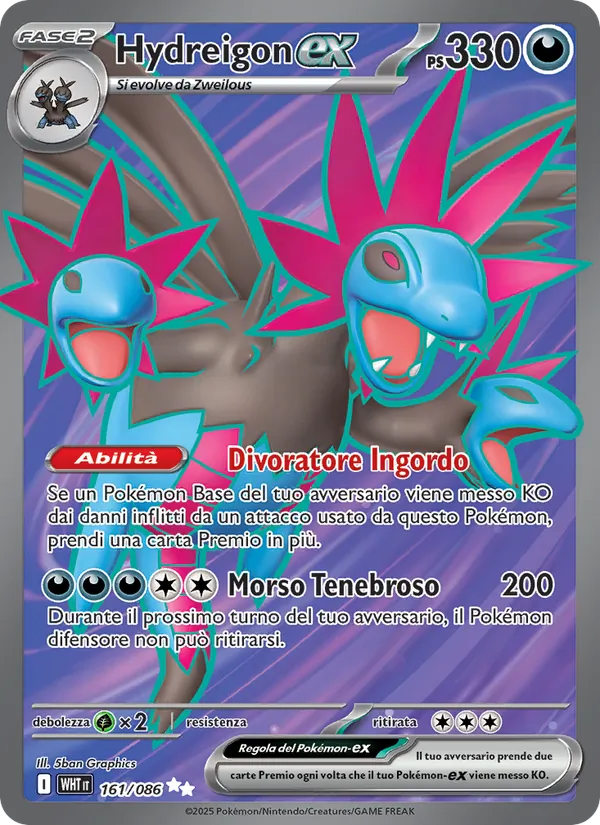 Hydreigon-ex Fuoco Bianco 161/86