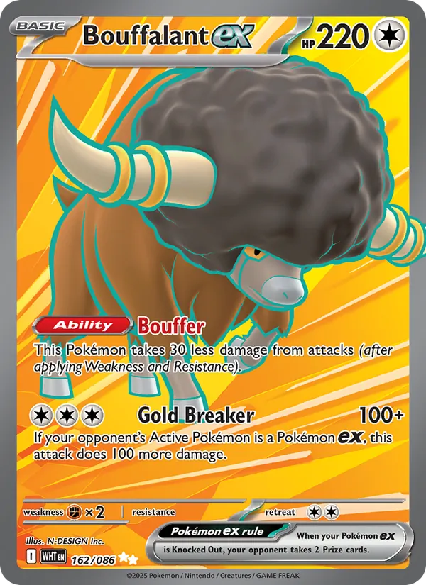 Bouffalant ex White Flare 162/86