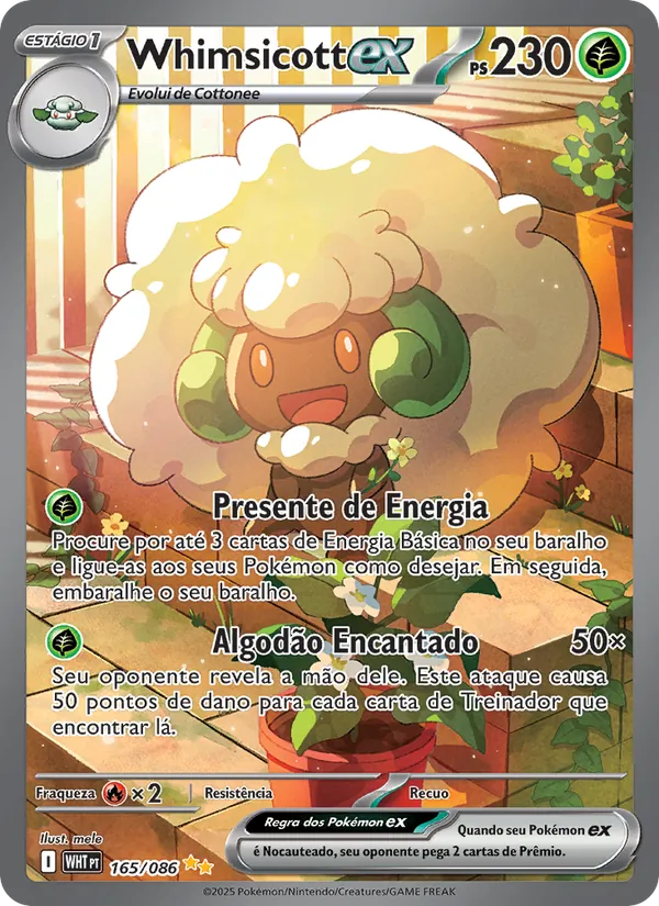 Whimsicott ex Fogo Branco 165/86
