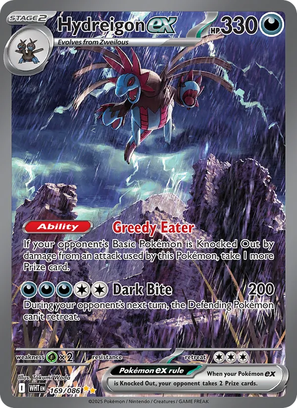 Hydreigon ex White Flare 169/86