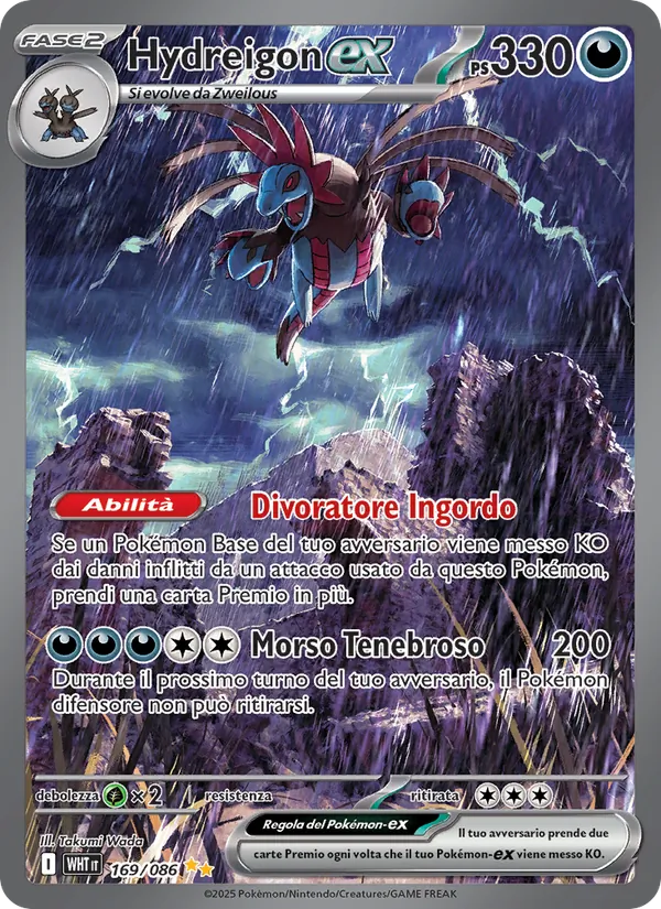 Hydreigon-ex Fuoco Bianco 169/86