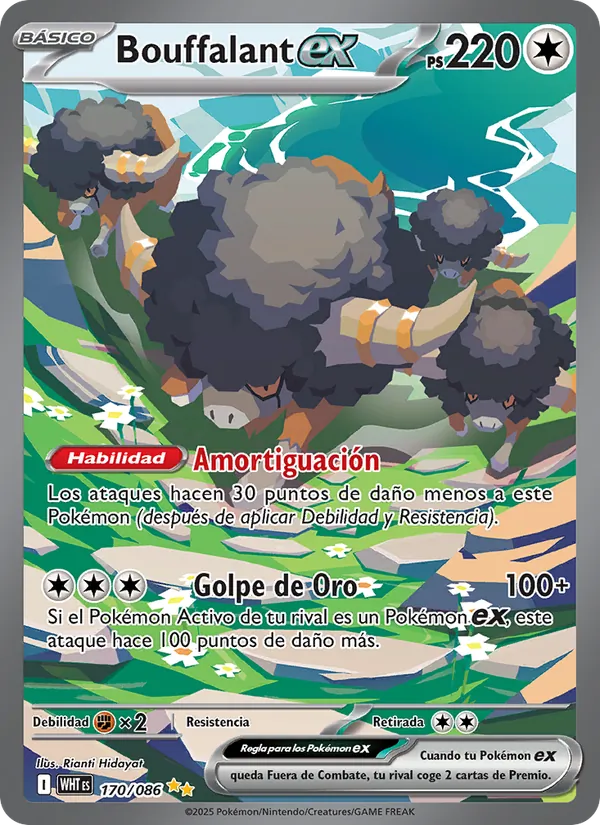 Bouffalant ex Llama Blanca 170/86