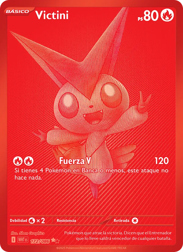 Victini Llama Blanca 172/86