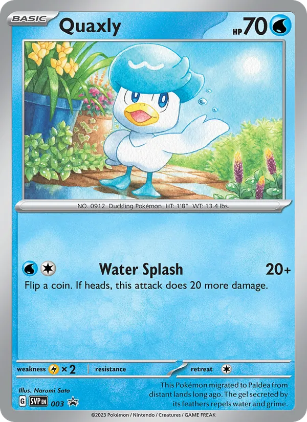 Quaxly SVP Black Star Promos 003/225