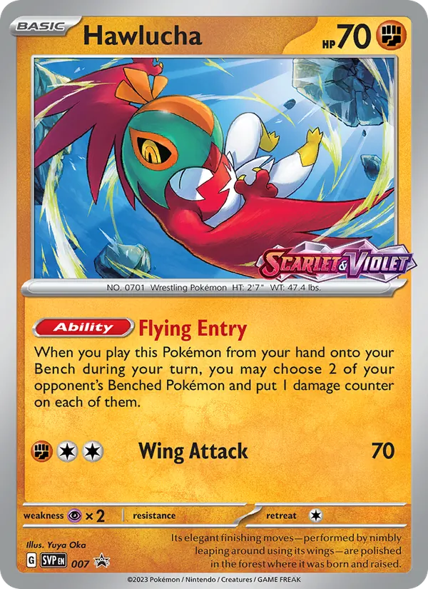 Hawlucha SVP Black Star Promos 007/225