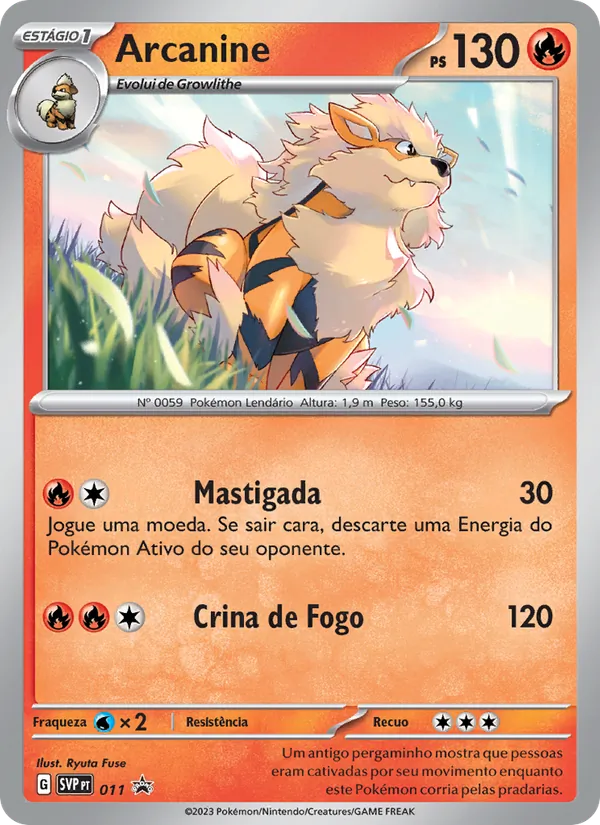Arcanine SVP Black Star Promos 011/225