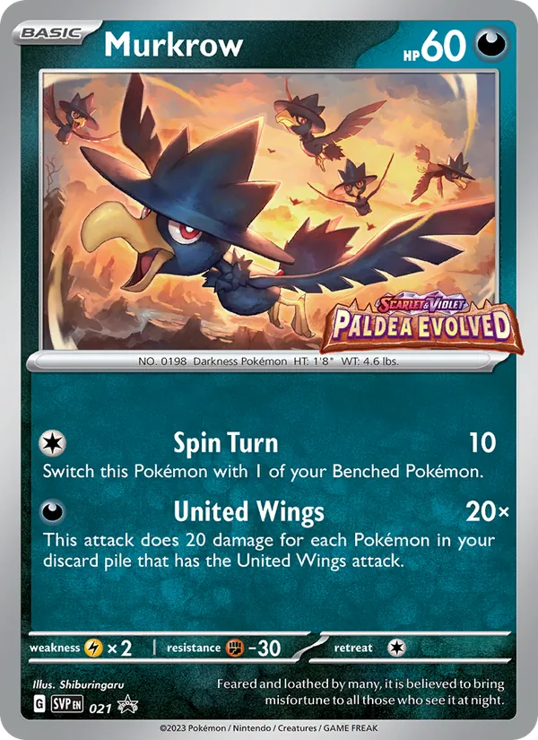 Murkrow SVP Black Star Promos 021/225