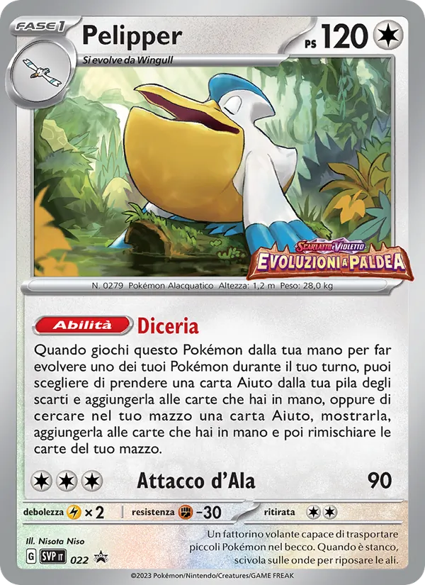 Pelipper SVP Black Star Promos 022/225