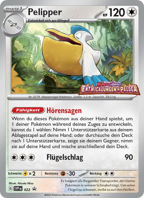 Pelipper SVP Black Star Promos 022/225