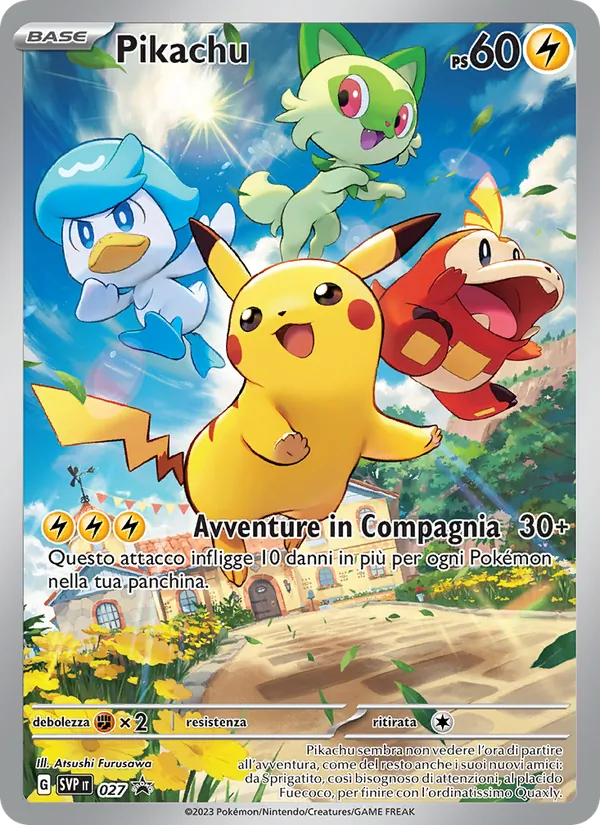 Pikachu SVP Black Star Promos 027/225