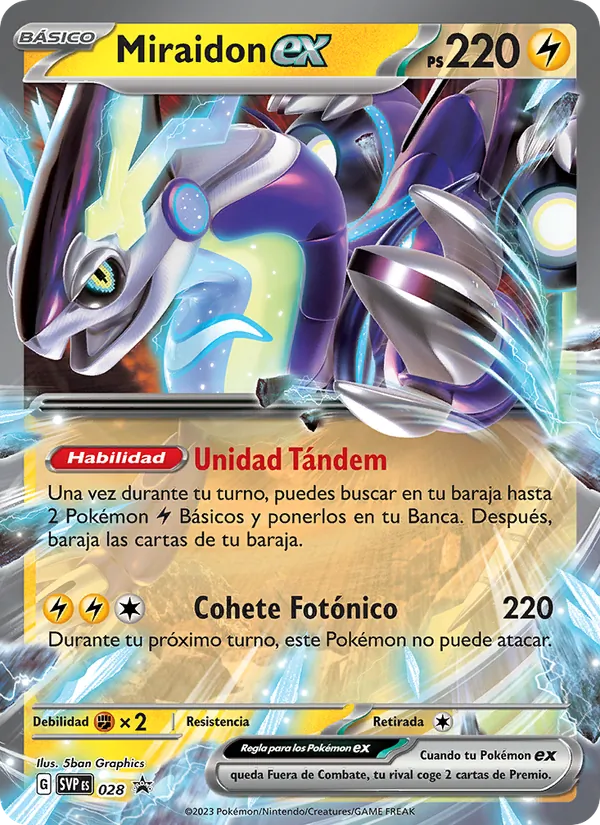 Miraidon ex SVP Black Star Promos 028/225