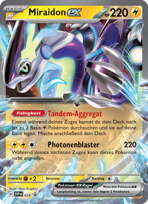 Miraidon-ex SVP Black Star Promos 028/225