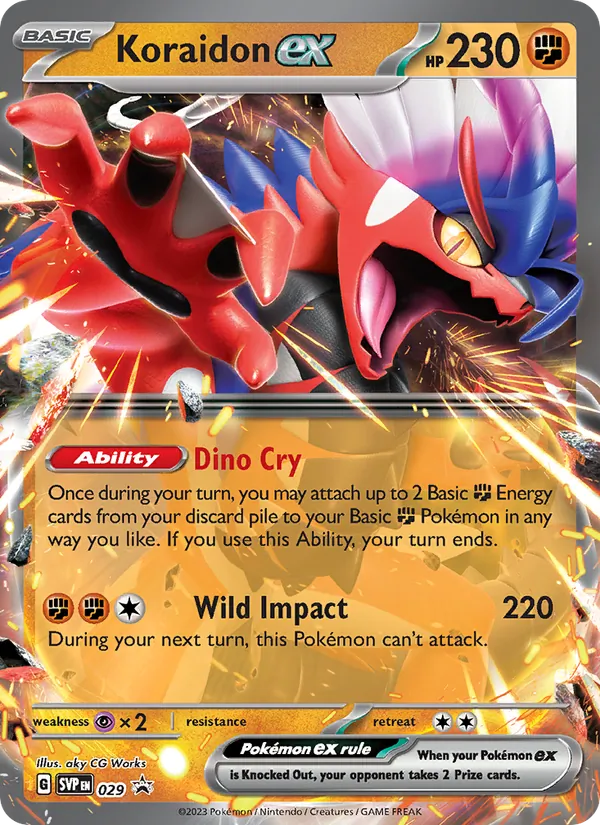 Koraidon ex SVP Black Star Promos 029/225