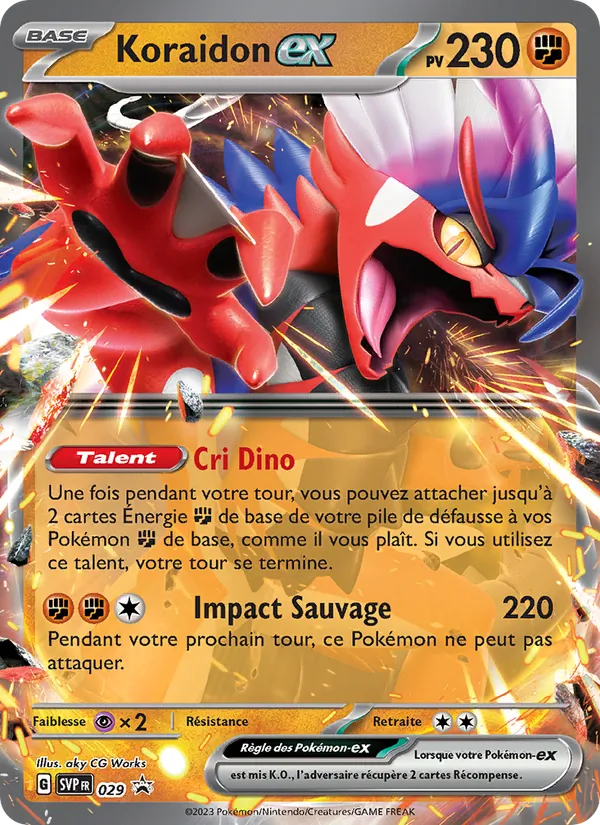 Koraidon-ex SVP Black Star Promos 029/225