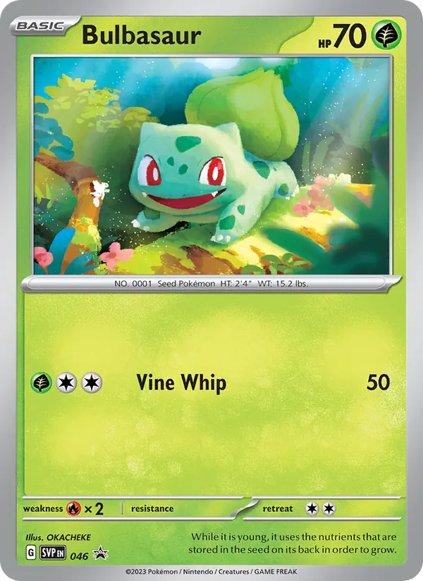 Bulbasaur SVP Black Star Promos 046/225