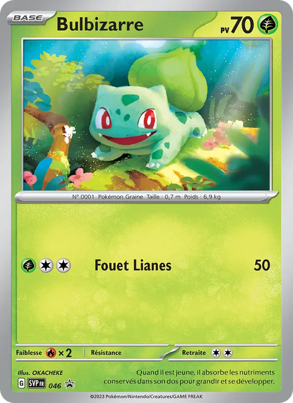 Bulbizarre SVP Black Star Promos 046/225
