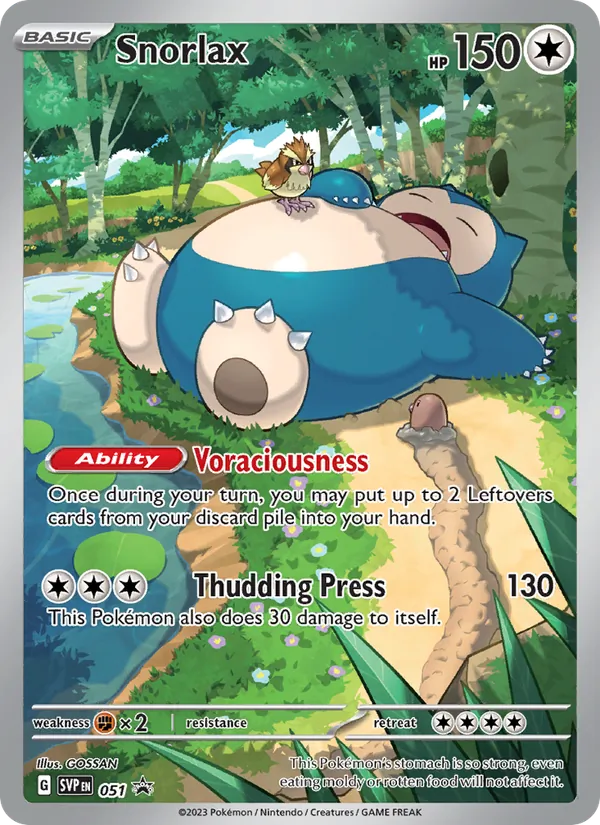 Snorlax SVP Black Star Promos 051/225