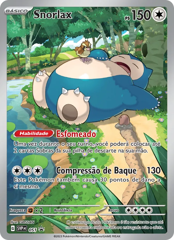 Snorlax SVP Black Star Promos 051/225