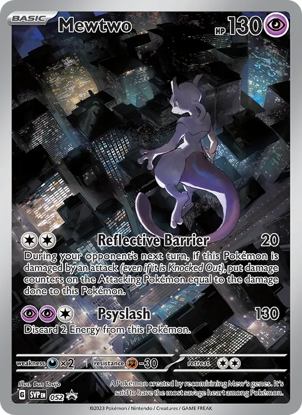 Mewtwo SVP Black Star Promos 052/225