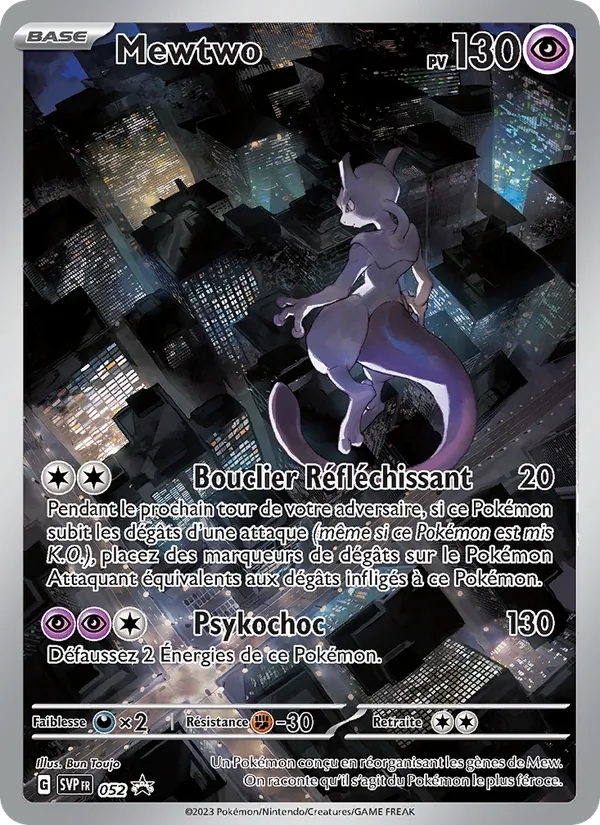 Mewtwo SVP Black Star Promos 052/225
