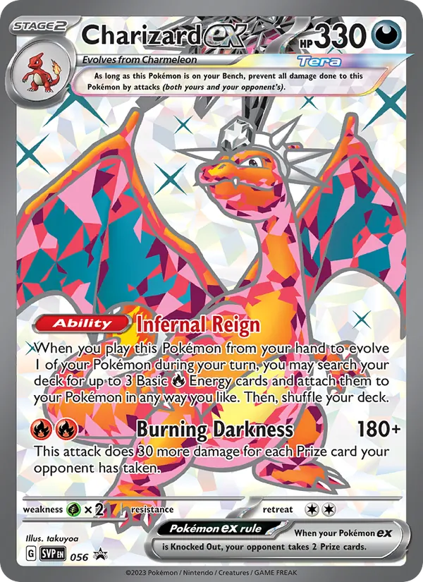 Charizard ex SVP Black Star Promos 056/225