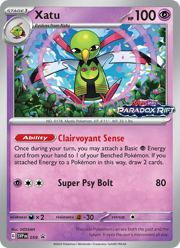 Xatu SVP Black Star Promos 059/225