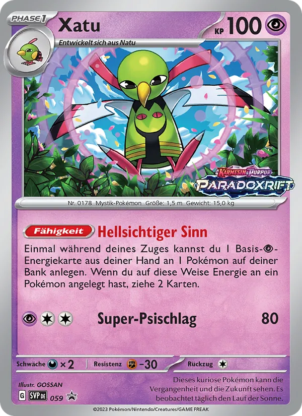 Xatu SVP Black Star Promos 059/225