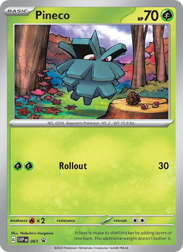 Pineco SVP Black Star Promos 061/225