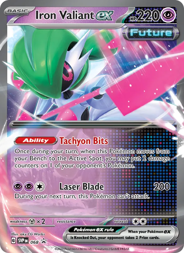 Iron Valiant ex SVP Black Star Promos 068/225