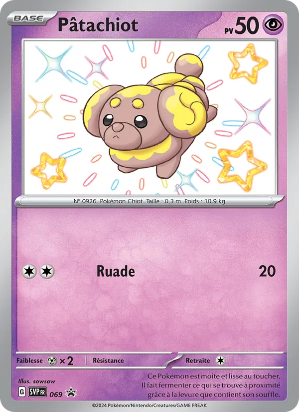 Pâtachiot SVP Black Star Promos 069/225
