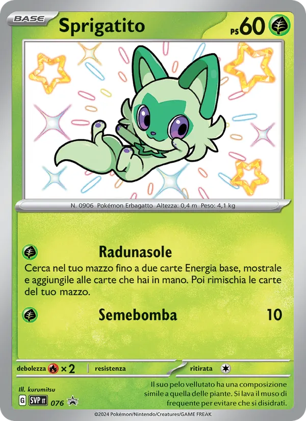 Sprigatito SVP Black Star Promos 076/225