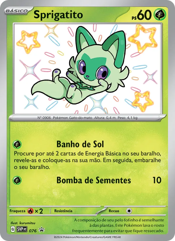 Sprigatito SVP Black Star Promos 076/225