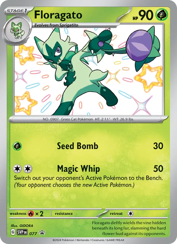Floragato SVP Black Star Promos 077/225