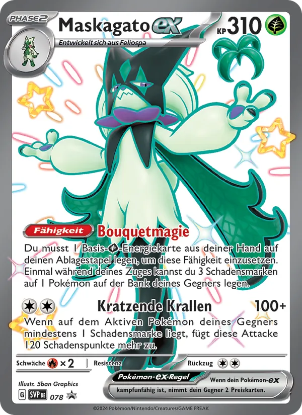 Maskagato-ex SVP Black Star Promos 078/225