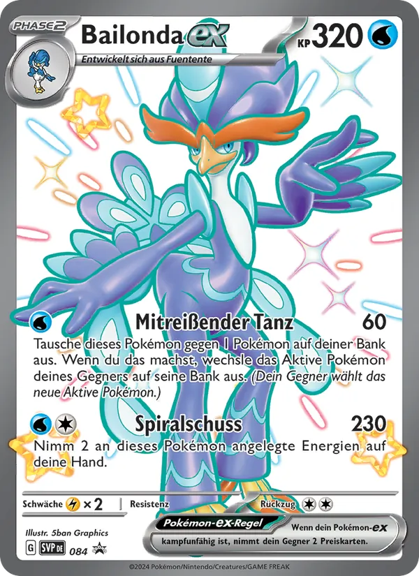 Bailonda-ex SVP Black Star Promos 084/225