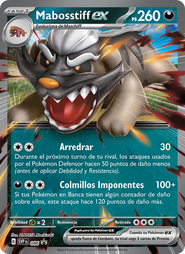 Mabosstiff ex SVP Black Star Promos 086/225