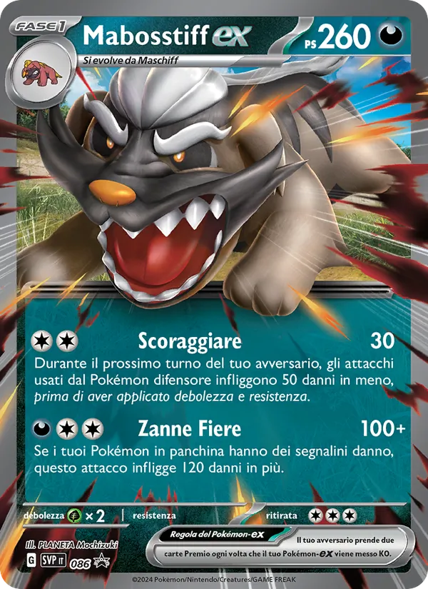 Mabosstiff-ex SVP Black Star Promos 086/225