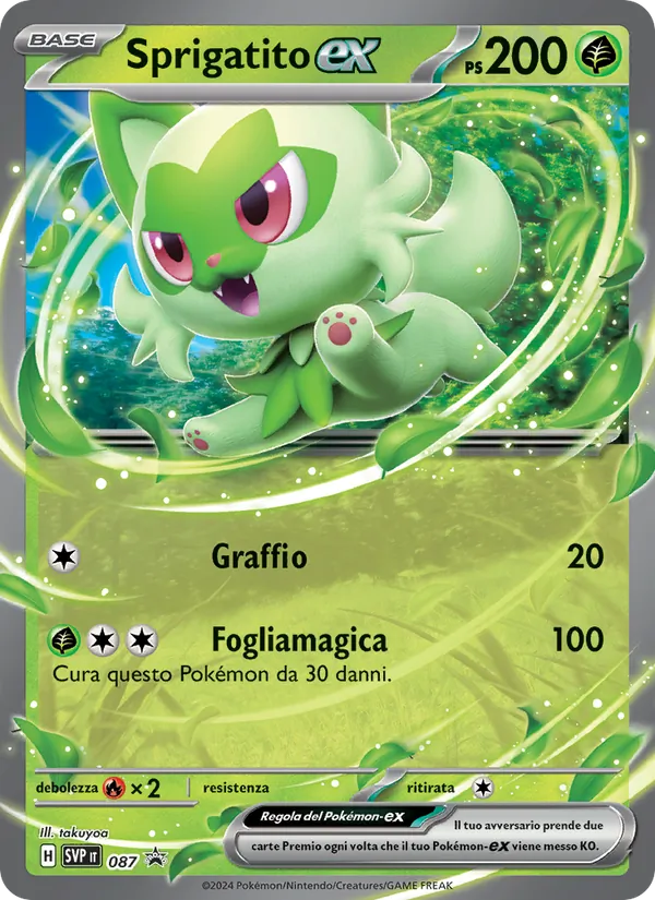Sprigatito-ex SVP Black Star Promos 087/225