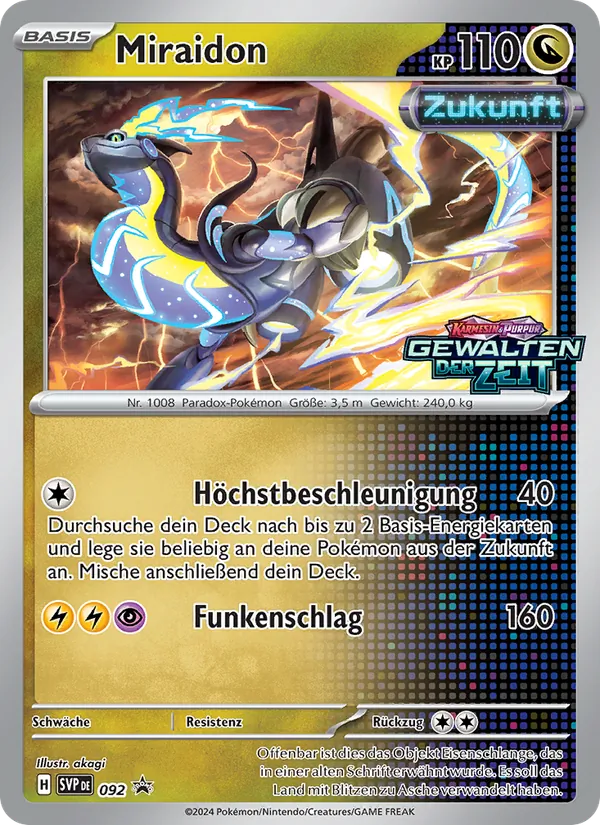Miraidon SVP Black Star Promos 092/225