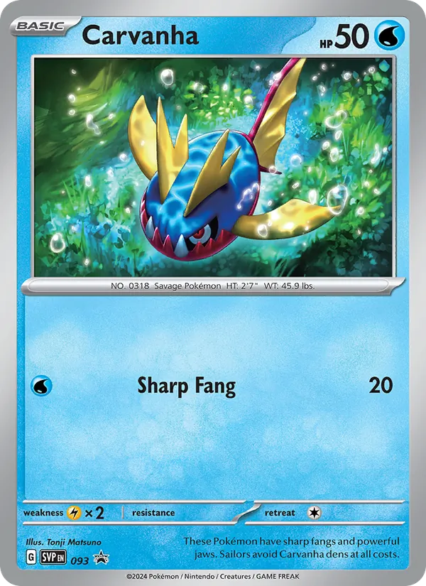 Carvanha SVP Black Star Promos 093/225