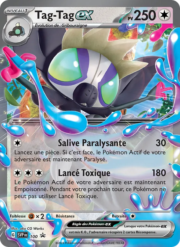 Tag-Tag-ex SVP Black Star Promos 100/225